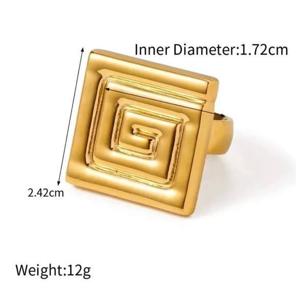 Santorini 18K Gold Stainless Steel Loop Set - Picture 7 of 11